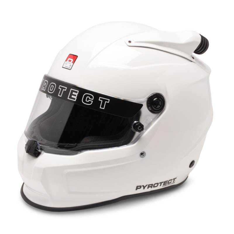 Pyrotect Pro Air Flow Vortex Duckbill Mid Forced Air Helmet - White