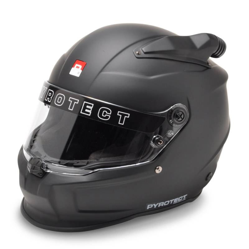 Pyrotect Pro Air Flow Vortex Mid Forced Air Helmet - Flat Black