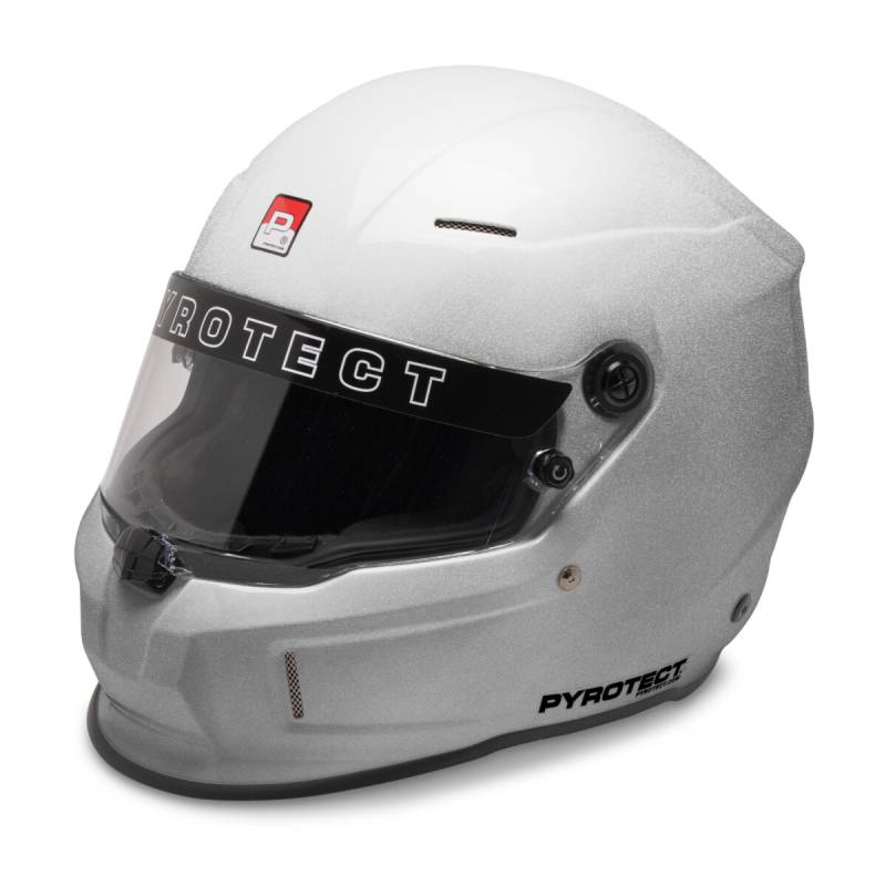 Pyrotect Pro Air Flow Duckbill Helmet - Silver