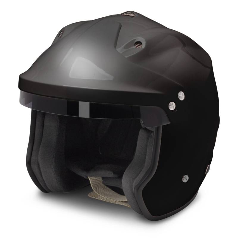 Pyrotect Pro Air Flow Open Face Helmet - Black