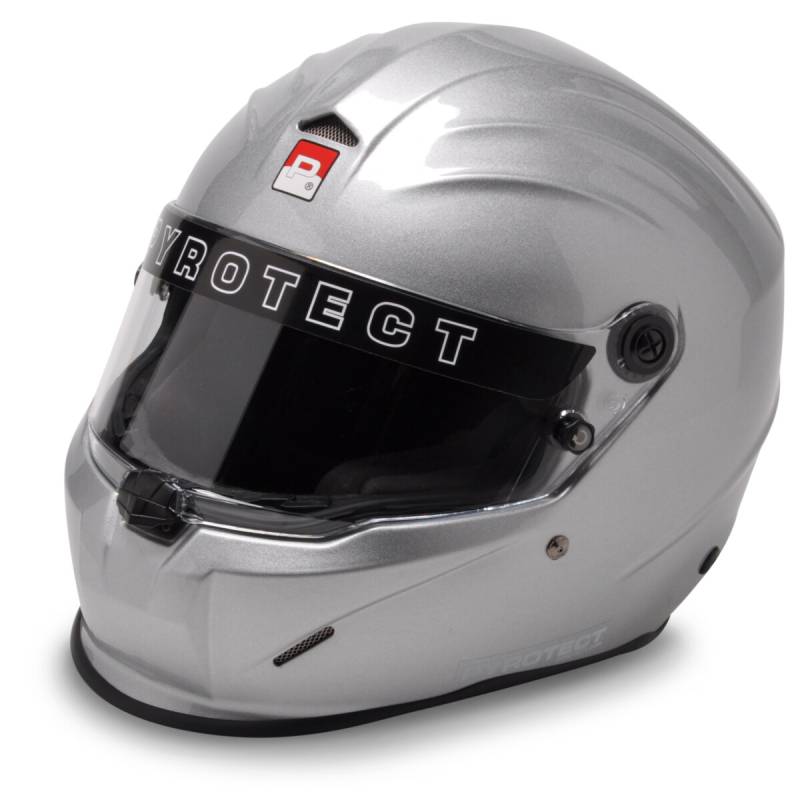Pyrotect Pro Sport Duckbill Helmet - Silver