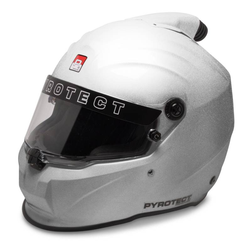 Pyrotect Pro Sport Duckbill Top Forced Air Helmet - Silver