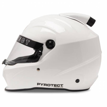 Pyrotect Pro Sport Duckbill Top Forced Air Helmet - Silver