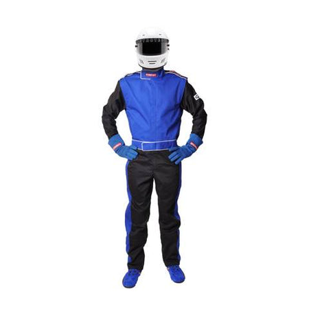 Pyrotect Sportsman Deluxe 2 Layer SFI-5 Suit - Blue/Black