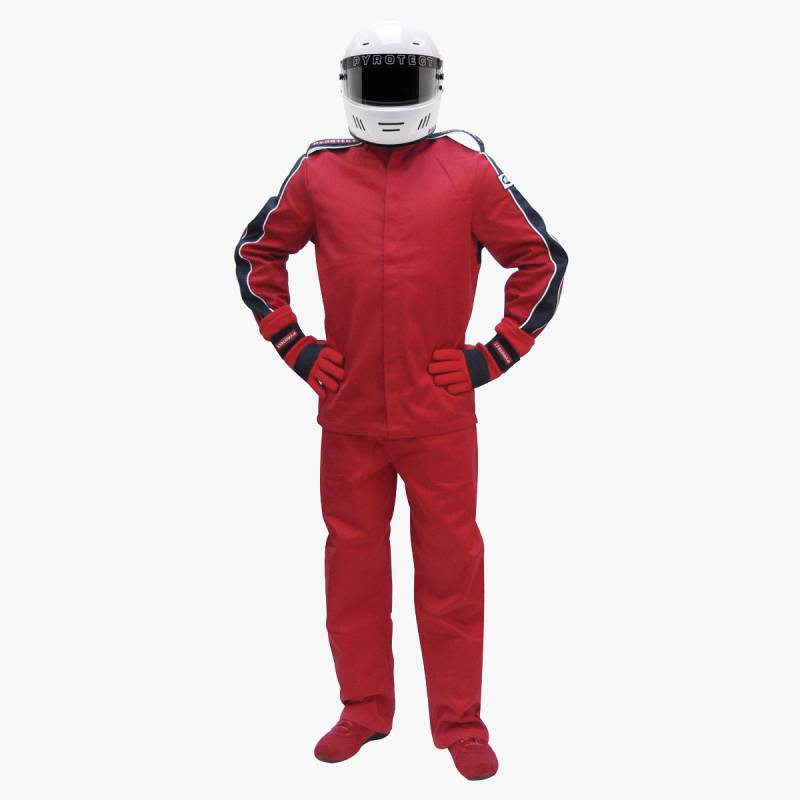 Pyrotect Sportsman Deluxe 1 Layer SFI-1 Jacket - Red