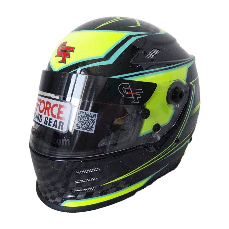 G-Force Revo Graphics Helmet - Yellow Graphic