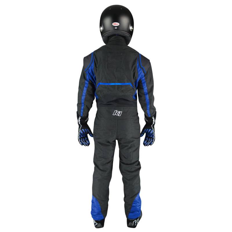 K1 RaceGear Precision II YOUTH Fire Suit - Black/Blue