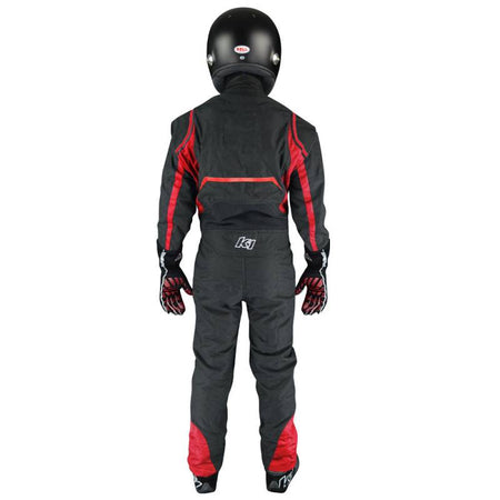 K1 RaceGear Precision II YOUTH Fire Suit - Black/Red