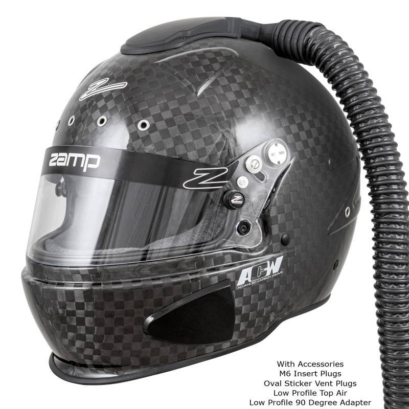 Zamp RZ-88C Gloss Carbon Helmet - Gloss Carbon