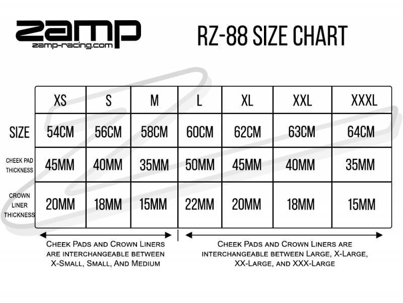Zamp RZ-88C Gloss Carbon Helmet - Gloss Carbon