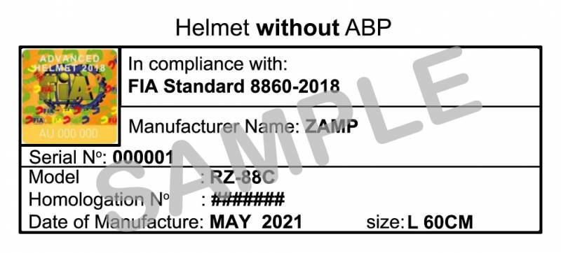 Zamp RZ-88C Gloss Carbon Helmet - Gloss Carbon