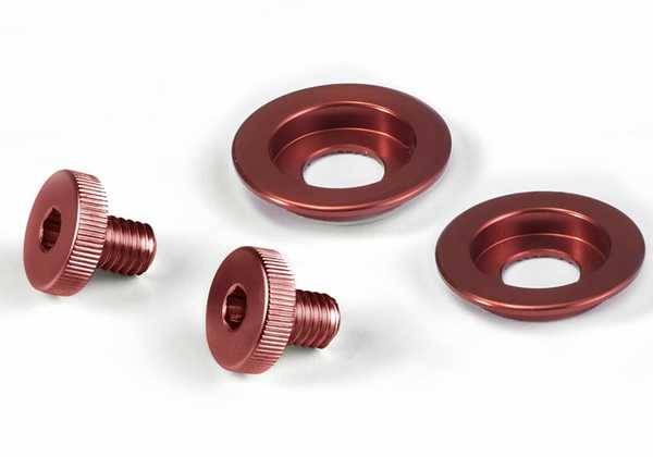 Stilo ST5 Helmet Shield Screw Kit - Red