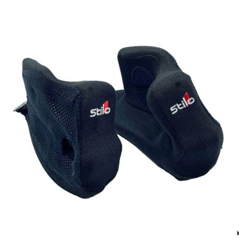 Stilo WRC Cheek Pads - Black - 25mm