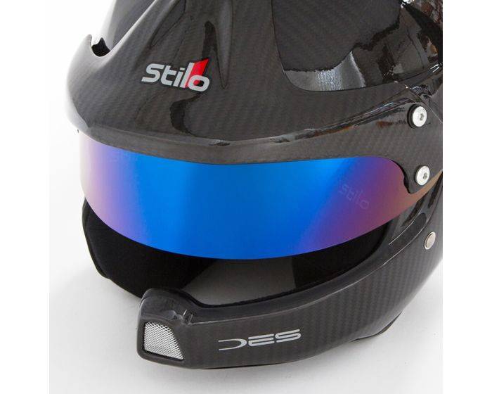 Stilo Blue Iridium Short Visor for WRC DES/Trophy/ST4F/ST4W Helmets