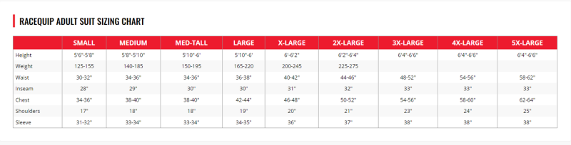 RaceQuip Chevron-5 Firesuit Jacket - Red