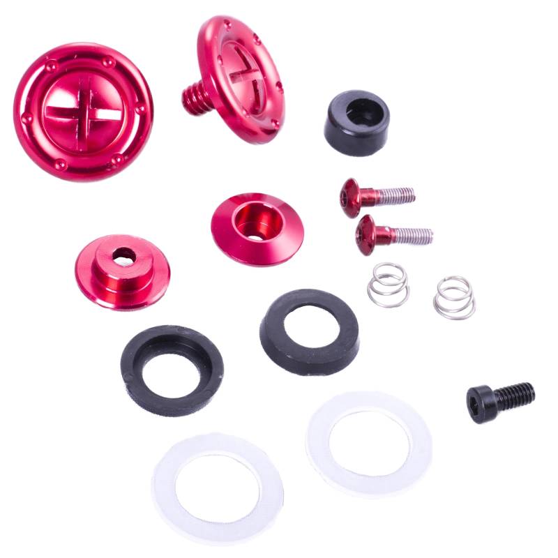 RaceQuip Helmet Shield Hardware Kit - Pro/Vesta Helmet - Red