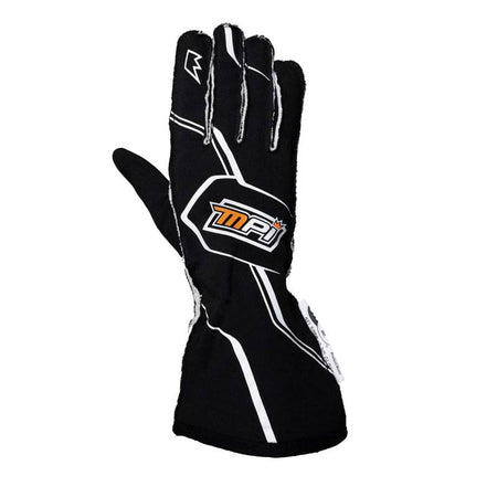 MPI Racing Gloves -Black - Black/White