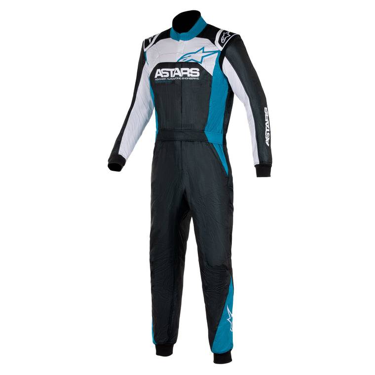 Alpinestars Atom Graphic 4 Suit - Black/Silver/Blue
