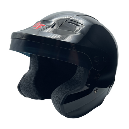 G-Force Nova Open Face Helmet - Black