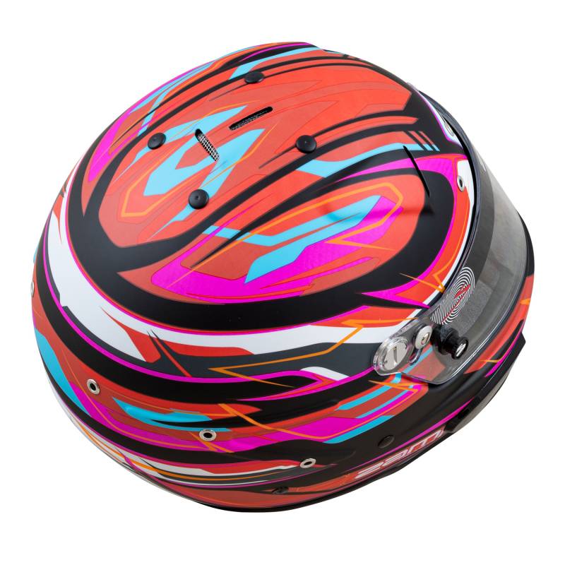 Zamp RZ-70E Switch Helmet - Matte Red/Black Graphic
