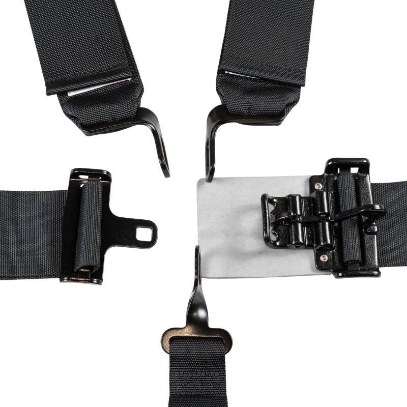 Zamp 5-Point Latch & Link Harness - Individual HANS/HNR Ready Harness / 3" Lap