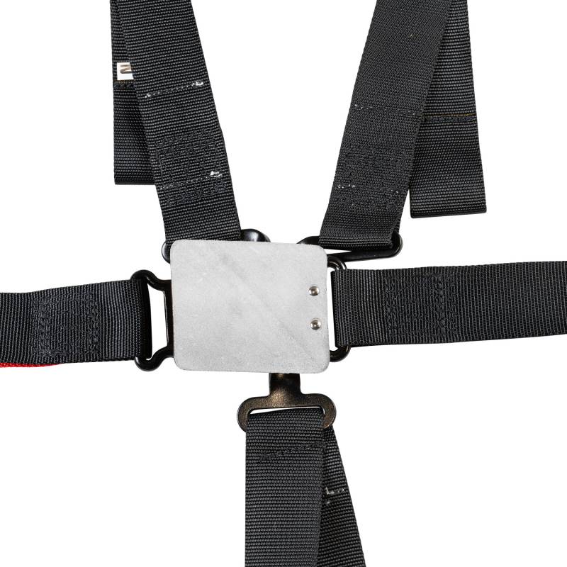 Zamp 6-Point Latch & Link Harness - 2" - Pull-Down Adjust - Bolt-In/Wrap Around - Black