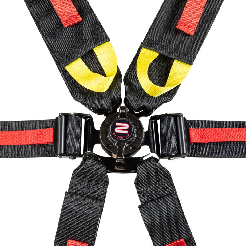 Zamp 6-Point Camlock Harness - Individual HANS/HNR Ready Harness / 2" Lap