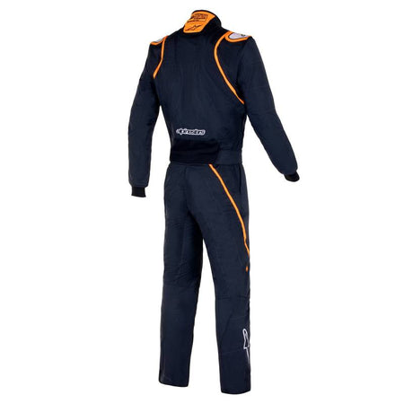 Alpinestars GP Race v2 Boot Cut Suit - Black/White/Orange Fluorescent