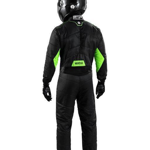 Sparco Sprint Boot Cut Suit - Black/Green