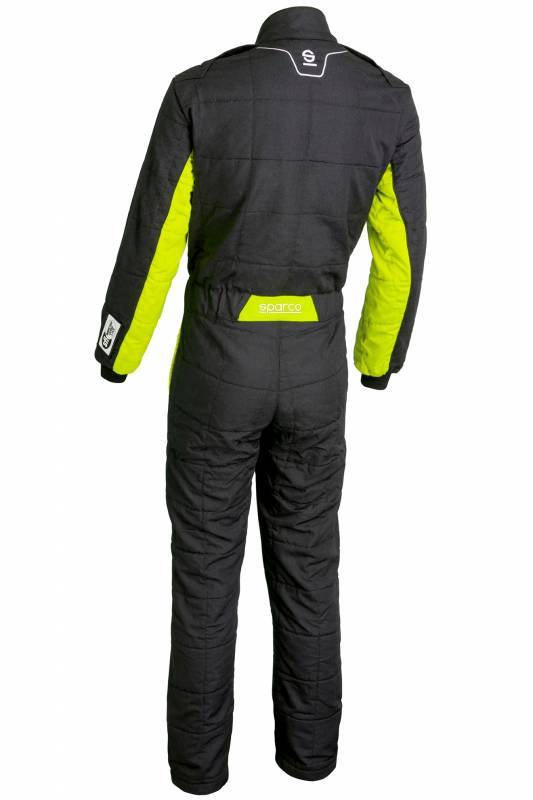Sparco Conquest 3.0 Boot Cut Suit - Black/Yellow
