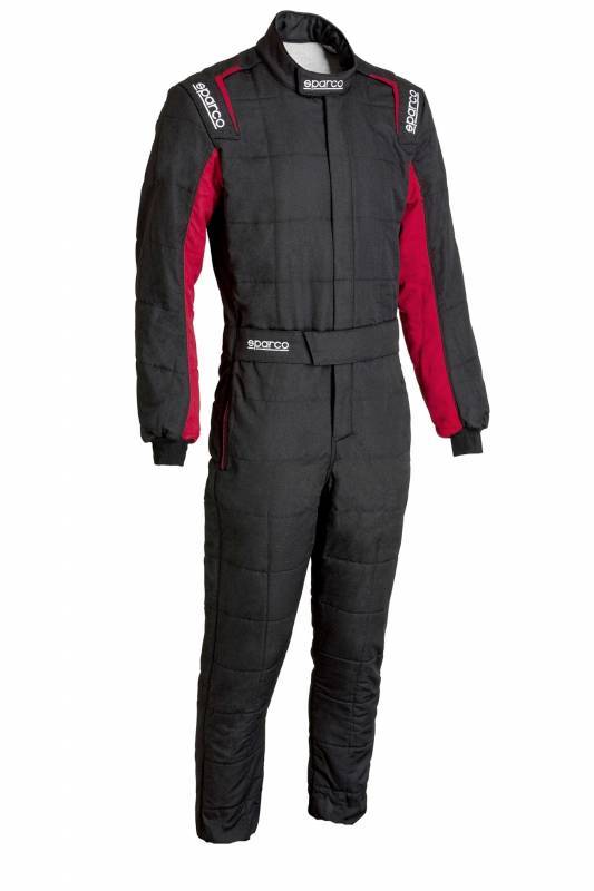 Sparco Conquest 3.0 Boot Cut Suit - Black/Red