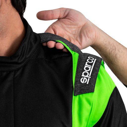 Sparco Futura Suit - Black/Green