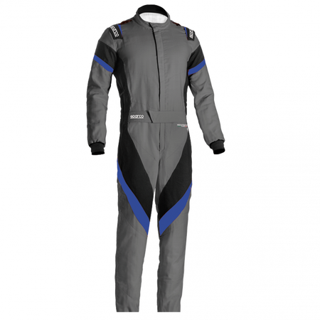 Sparco Victory 3.0 Boot Cut Suit - Gray/Blue