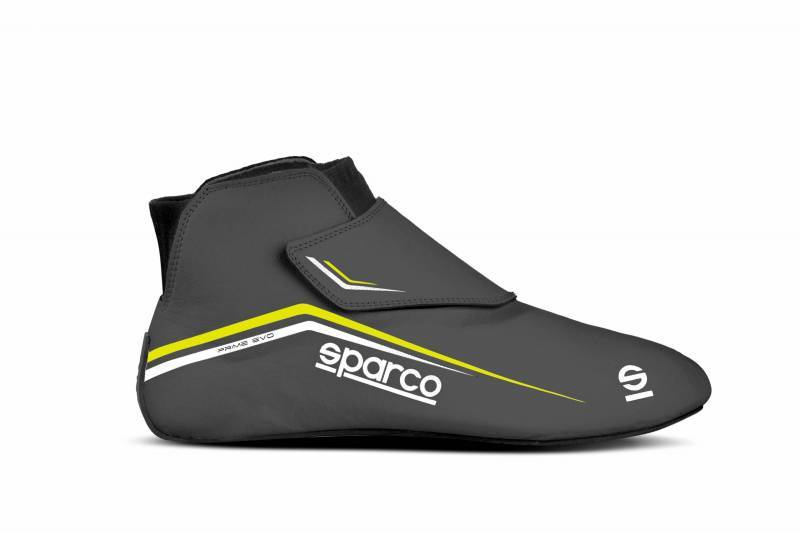 Sparco Prime EVO Shoe - Gray/Yellow