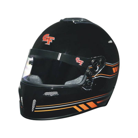 G-Force Nighthawk Graphics Helmet - Black/Orange