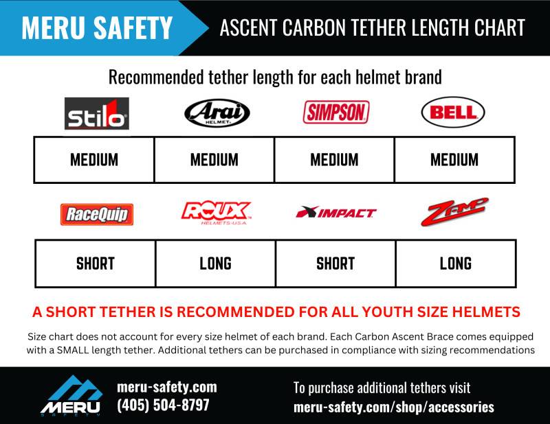 Meru Safety Ascent Carbon Brace - Carbon Fiber