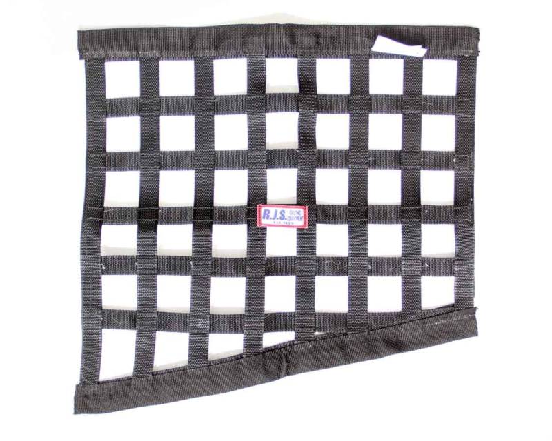 RJS SFI-27.1 Window Net - 1" Webbing - Triangle - Black - Drag Race