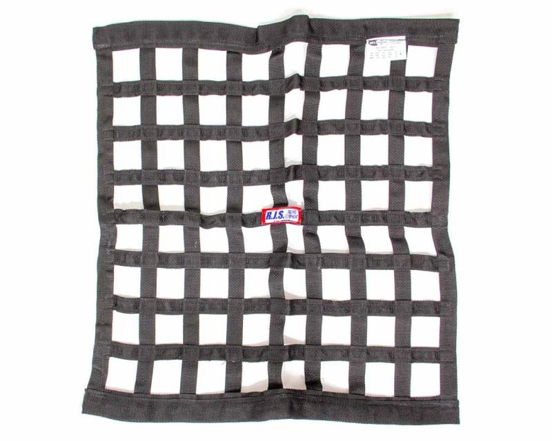 RJS Black Ribbon Window Net - 24" x 24"