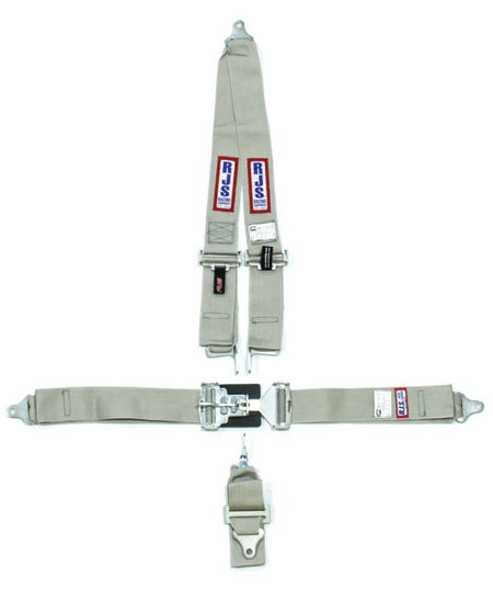 RJS 5-Point Roll Bar Mount Harness System - Green - 3" Anti-Submarine Belt