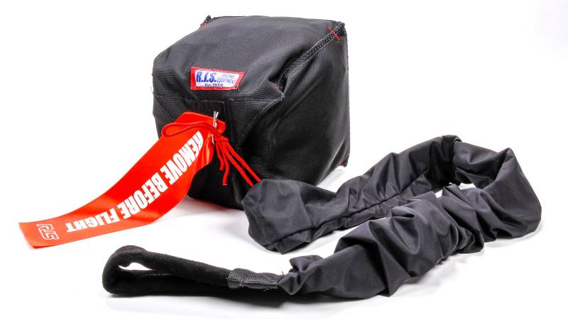 RJS Sportsman Chute W/ Nylon Bag & Pilot - Black