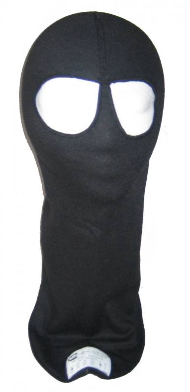 PXP RaceWear 2 Layer Dual Eyeport Headsock - Black