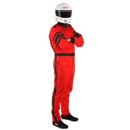 RaceQuip 120 Series Pyrovatex® Racing Suit - Red/Black Stripe