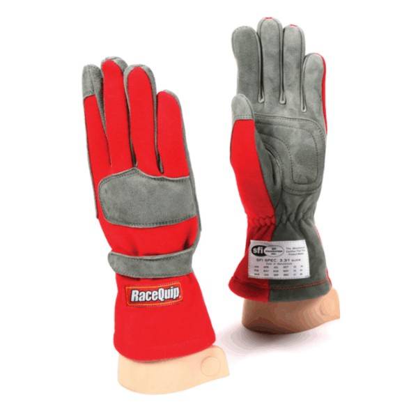 RaceQuip 351 Driving Gloves - Red