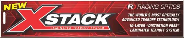 Racing Optics XStack™ Tearoffs - Clear