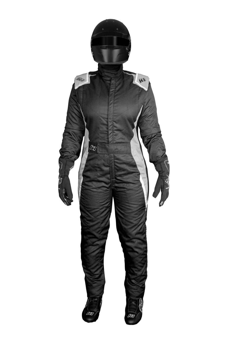 K1 RaceGear Layla Ladies Auto Racing Nomex® Suit 3.2A/5 - Black/Gray