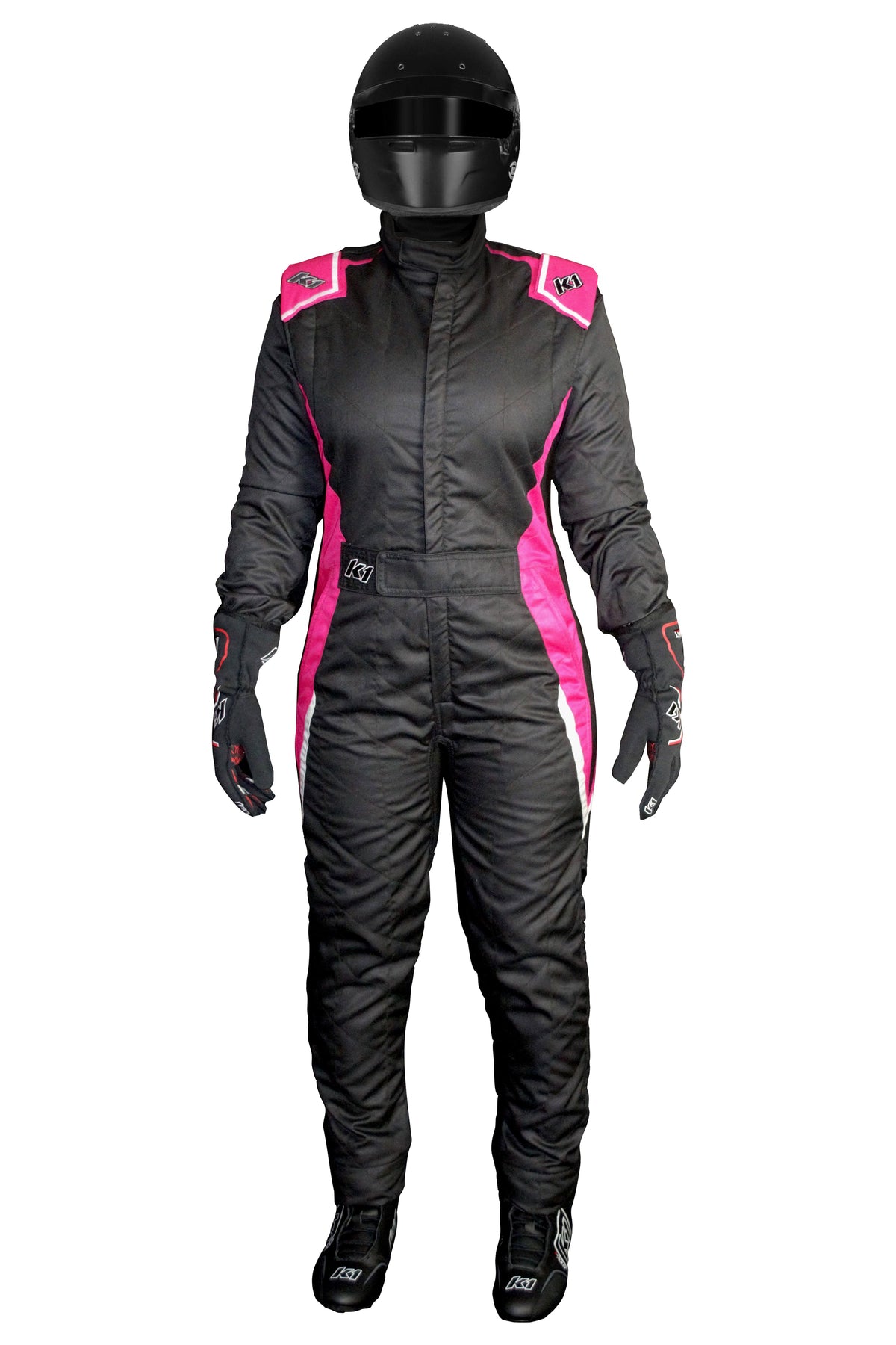K1 RaceGear Layla Ladies Auto Racing Nomex® Suit 3.2A/5 - Black/Pink