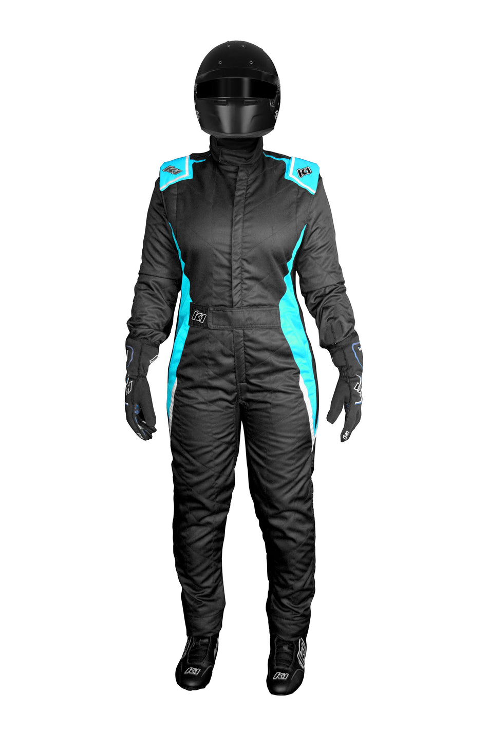 K1 RaceGear Layla Ladies Auto Racing Nomex® Suit 3.2A/5 - Black/Teal