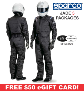 Racing Suit Packages - Sparco Jade 3 Suit Packages from $487.97