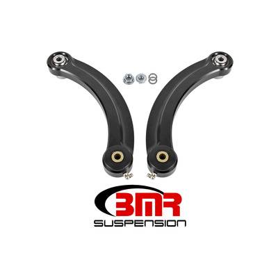 BMR SUSPENSION UTCA064 Black Control Arm Upper Anodize Pair Rear Ford Mustang 2015-18 Bushings Included 