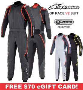 Shop FIA Approved Suits - Alpinestars GP Race V2 - FIA - $749.95